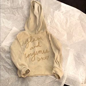 DKNY girls pullover sweatshirt.